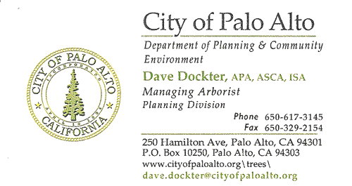 City of Palo Alto - Dave Dockter